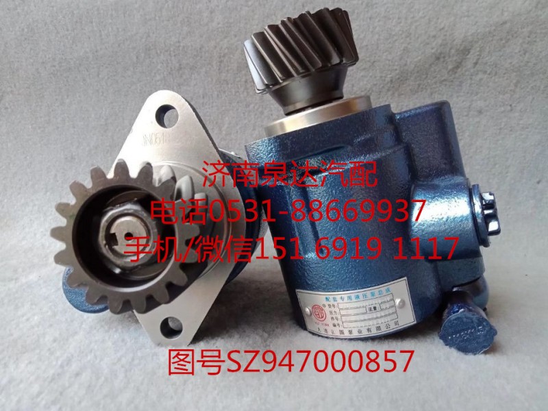 SZ947000857,轉(zhuǎn)向助力泵,濟(jì)南泉達(dá)汽配有限公司