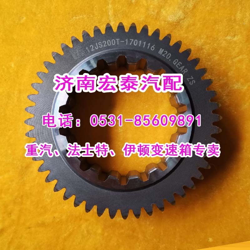 12JS200T-1701116,一軸齒輪  12檔箱,濟(jì)南宏泰變速箱專營(yíng)店