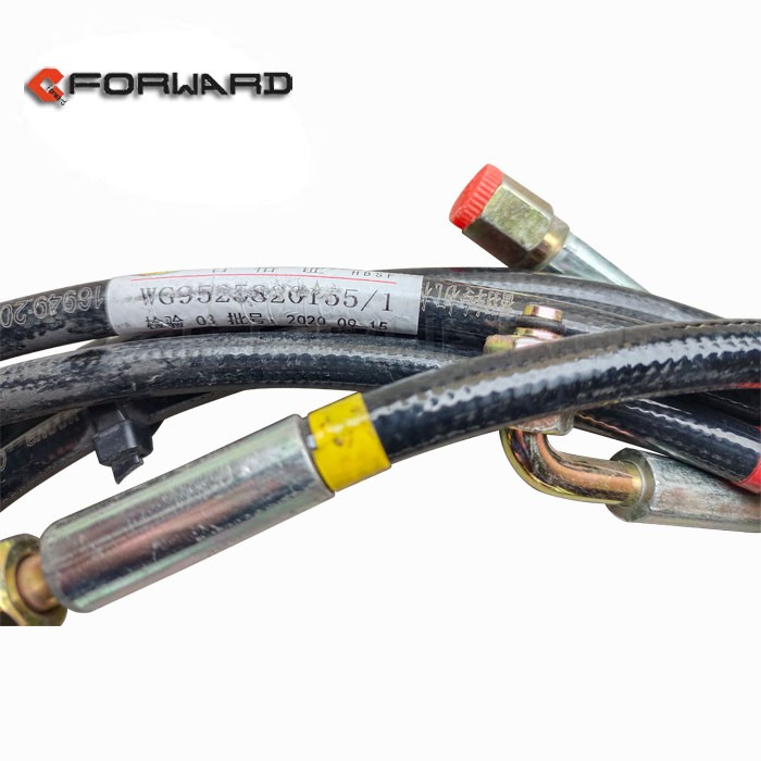 WG9525820155,Lifting tubing assembly - Electric,濟(jì)南向前汽車(chē)配件有限公司