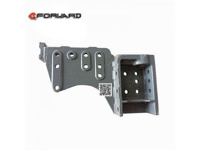 WG1664430055,Front hanging left lower bracket,濟南向前汽車配件有限公司