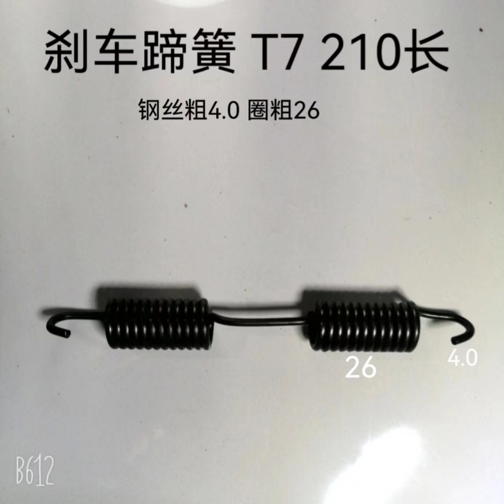 剎車蹄簧 T7 210長 W1509/WG9761450130