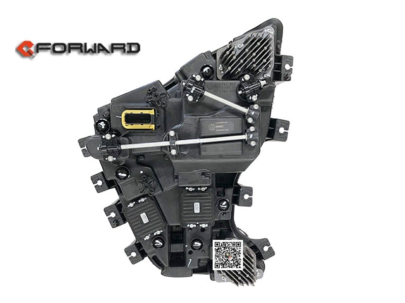 DZ9X259810128,Right headlight (LED),濟(jì)南向前汽車配件有限公司