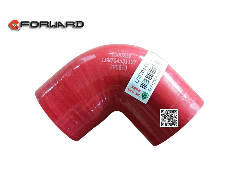 LG9704531127,L-type connecting hose,濟(jì)南向前汽車(chē)配件有限公司