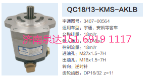 3407-00564,動(dòng)力轉(zhuǎn)向齒輪泵,濟(jì)南泉達(dá)汽配有限公司