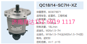 QC18/14-SC7H-XZ,動力轉向齒輪泵,濟南泉達汽配有限公司