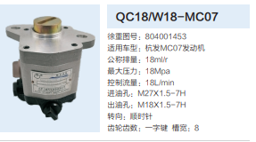 804001453,動力轉(zhuǎn)向齒輪泵,濟南泉達汽配有限公司