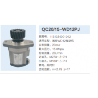 福田歐曼濰柴WD12發(fā)動機齒輪泵轉(zhuǎn)向泵助力泵液壓油泵