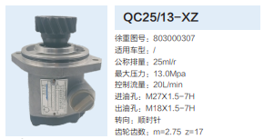 803000307,轉(zhuǎn)向助力泵,濟南泉達(dá)汽配有限公司