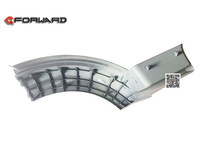 WG1671230219,Left front fender plate (L),濟(jì)南向前汽車配件有限公司