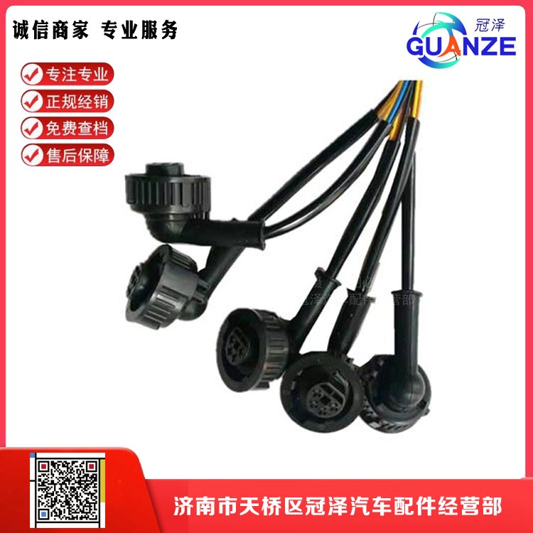 ,陜汽德龍F(tuán)3000老款里程表傳感器線束插頭,濟(jì)南冠澤卡車配件營銷中心