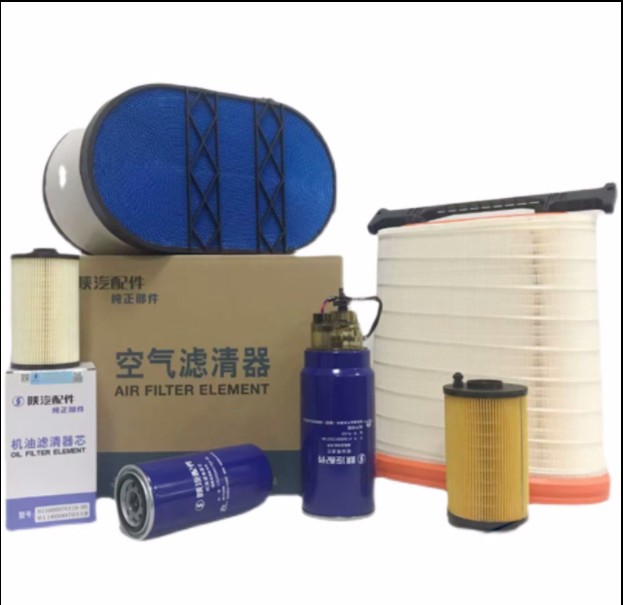 適陜汽德龍X3000原廠空氣濾芯新M3000空濾器F3000原廠全車(chē)配件/