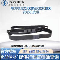 適用陜汽德龍X3000F3000M3000發(fā)動機皮帶風(fēng)扇皮帶發(fā)電機皮帶原廠