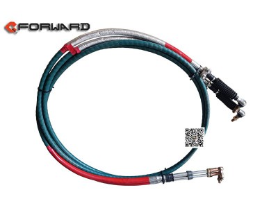 WG9725240266,Select soft shaft assembly,濟(jì)南向前汽車(chē)配件有限公司