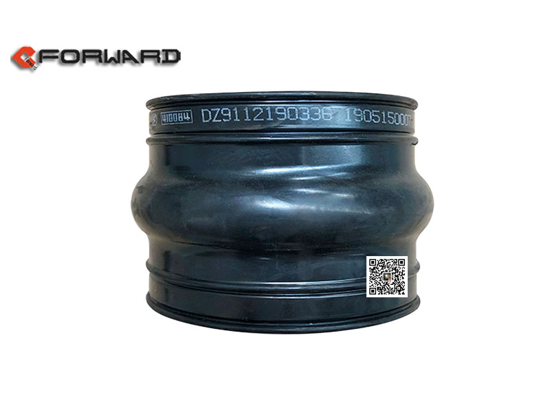 DZ9112190336,Air filter outlet bellows,濟南向前汽車配件有限公司