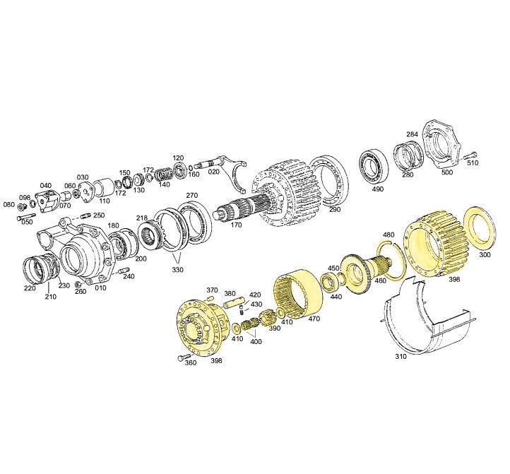 5841.302.096,Differential assembly,濟(jì)南向前汽車配件有限公司