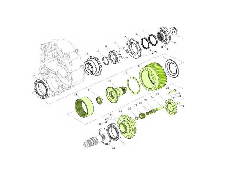 L903028100,Intershaft differential assembly,濟南向前汽車配件有限公司