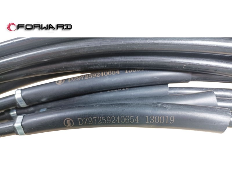 DZ97259240654,Shifting flexible shaft,濟(jì)南向前汽車配件有限公司
