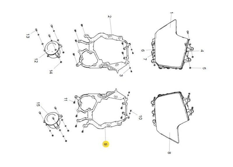 WG9925720131  前照燈右支架,Headlight right bracket,濟(jì)南向前汽車配件有限公司