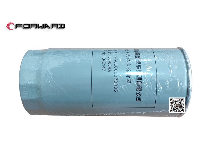VG61000070005  機(jī)油濾芯 JX0818,Rotary oil filter assembly,濟(jì)南向前汽車配件有限公司