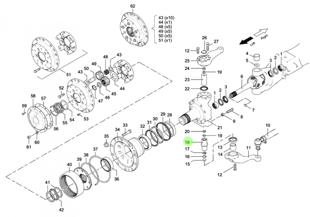 81.36305.0016  轉(zhuǎn)向節(jié)下主銷(xiāo),Steering lower kingpin,濟(jì)南向前汽車(chē)配件有限公司