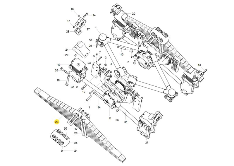WG9725520289+001 后鋼板彈簧第一片,Rear leaf spring piece 1,濟(jì)南向前汽車配件有限公司