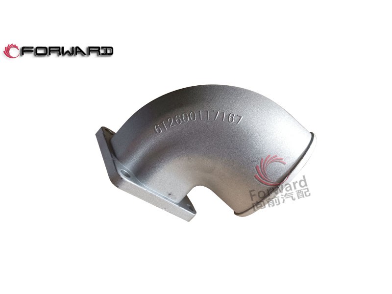 SHACMAN  WP12NG四氣門 動(dòng)力進(jìn)氣系統(tǒng)  612600117167  進(jìn)氣接管/612600117167  進(jìn)氣接管