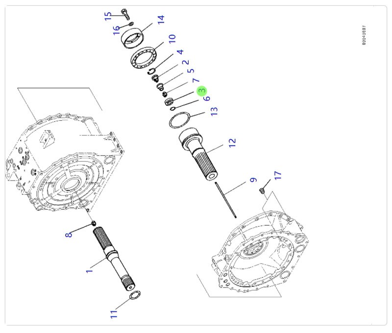 06000-06207 軸承,Bearings,濟南向前汽車配件有限公司
