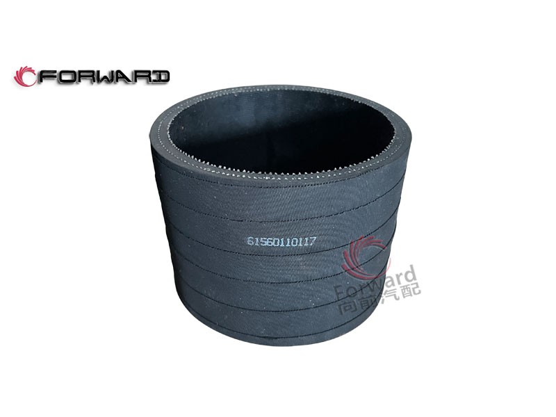 SHACMAN WEICHAI WD12 WP10 動(dòng)力進(jìn)排氣系統(tǒng) 61560110117  氣路連接膠管/61560110117  氣路連接膠管