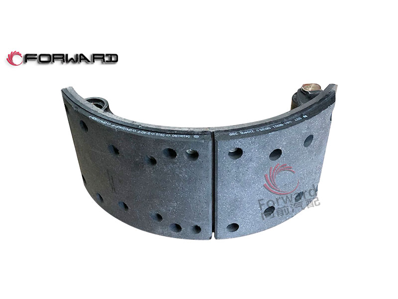 SHACMAN HANDE HD9.5T 行走前橋制動(dòng)系統(tǒng)/HD90009440176 制動(dòng)蹄總成