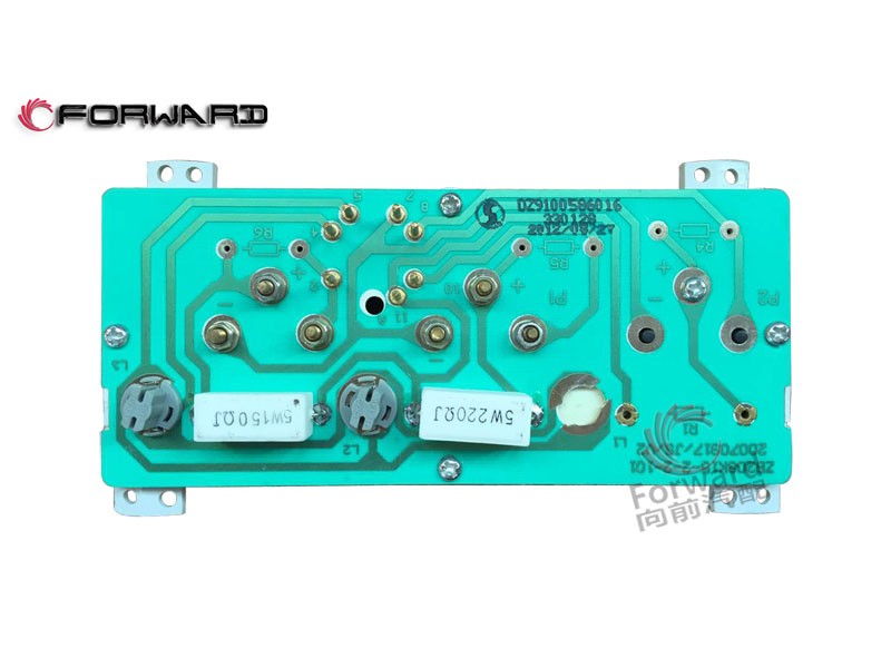 DZ9100586016 油壓-水溫組合表,Combined Oil Pressure - Water Temperature Gauge,濟南向前汽車配件有限公司