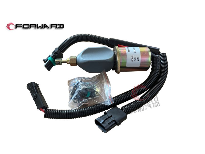 SHACMAN WEICHAI WD10-WD12-WP6-WP7 動力燃油停車系統(tǒng) 612600180175 停車電磁鐵/612600180175 停車電磁鐵