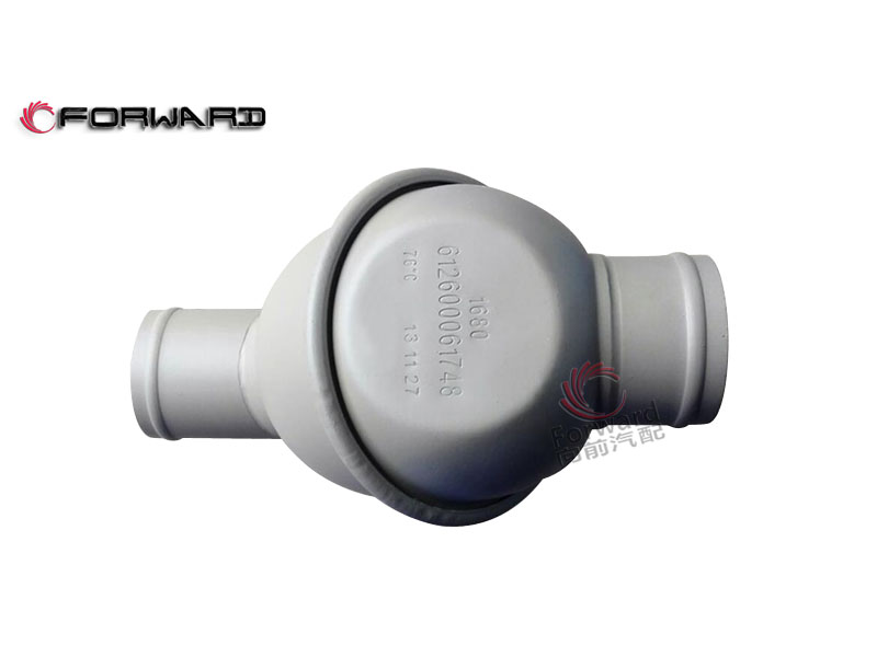 SHACMAN WEICHAI WD615 WP10 動力冷卻系統(tǒng) 612600061748 節(jié)溫器總成/612600061748 節(jié)溫器總成