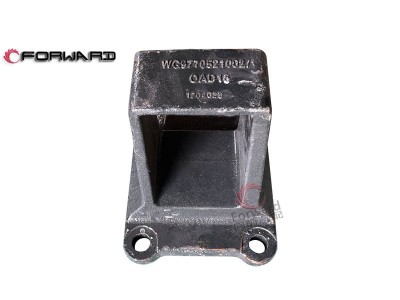 WG9770521002 后板簧右前支架,Right front bracket of rear spring steel plate,濟南向前汽車配件有限公司