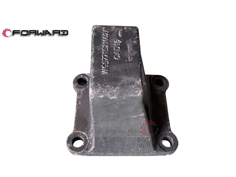 WG9770521002 后板簧右前支架,Right front bracket of rear spring steel plate,濟南向前汽車配件有限公司