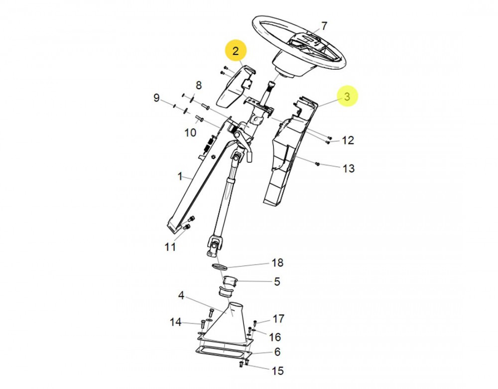 LG9716470180/181  轉(zhuǎn)向柱護(hù)罩（前后）,Steering column guards (front and rear),濟(jì)南向前汽車(chē)配件有限公司