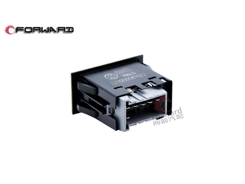 DZ9200581022  后工作燈翹板開關(guān),Rear work light rocker switch,濟(jì)南向前汽車配件有限公司