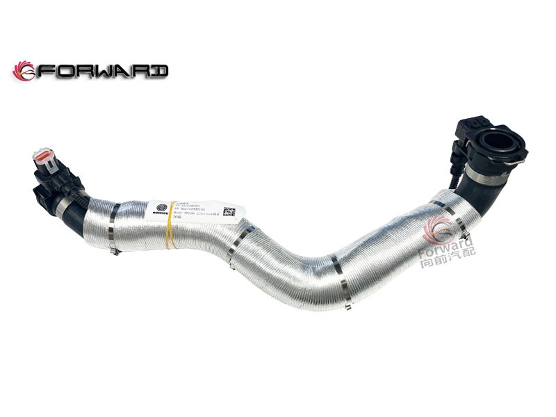 1012205921 油氣分離器出氣管總成,Oil and gas separator outlet pipe assembly,濟(jì)南向前汽車(chē)配件有限公司