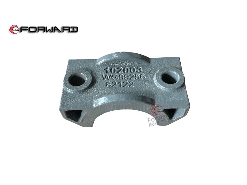 WG9925682122 后穩(wěn)定桿軸承蓋,Rear stabilizer bar bearing cover,濟(jì)南向前汽車配件有限公司