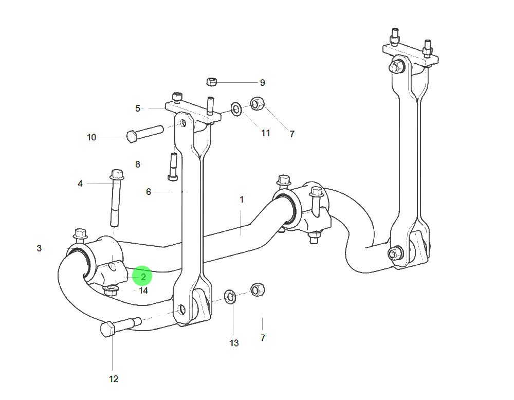 WG9925682122 后穩(wěn)定桿軸承蓋,Rear stabilizer bar bearing cover,濟(jì)南向前汽車配件有限公司