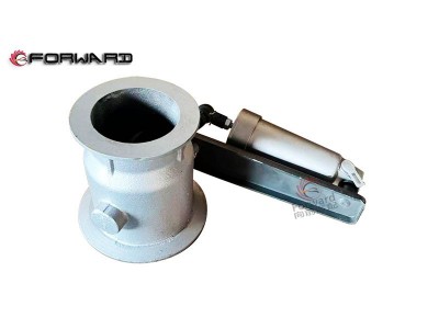 SINOTRUK HOWO 70礦 動(dòng)力發(fā)動(dòng)機(jī)排氣系統(tǒng) WG9725540191  鑄鐵排氣管