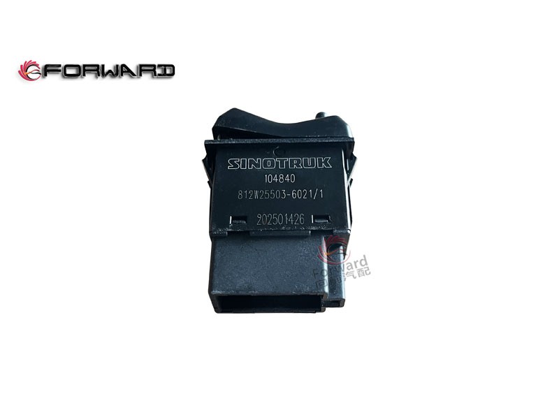 812W25503-6021 軸間差速鎖開關(guān),Inter-shaft differential lock switch,濟(jì)南向前汽車配件有限公司