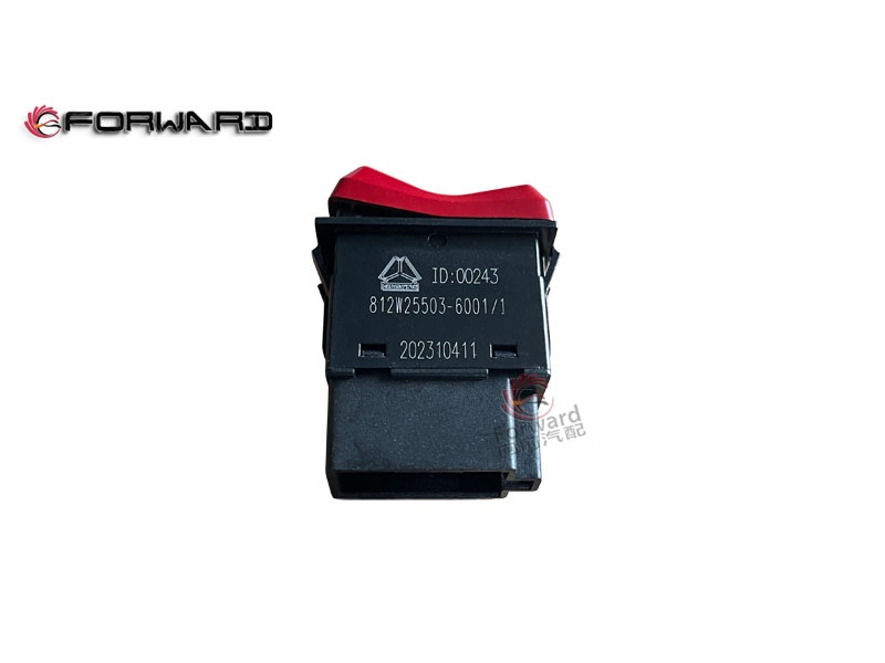 812W25503-6001 危急報(bào)警開(kāi)關(guān),Emergency alarm switch,濟(jì)南向前汽車配件有限公司