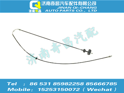 az1651110074,豪瀚配件 豪瀚面罩鎖拉索總成WG1651110074,濟南奇昌汽車配件有限公司