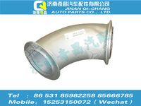 az9525540005,豪瀚配件 豪瀚排氣管第一節(jié)（MAN車(chē)架6*4、4*2）WG9525540005,濟(jì)南奇昌汽車(chē)配件有限公司