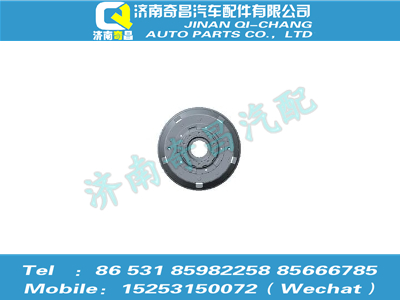 az9525320008,豪瀚配件 豪瀚右輪轂制動鼓總成（QT485D146-3104200）,濟(jì)南奇昌汽車配件有限公司