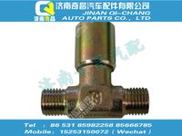 wg9003550034,黃河配件 黃河三通接頭體（M14/M16內(nèi)螺紋/M14）,濟南奇昌汽車配件有限公司
