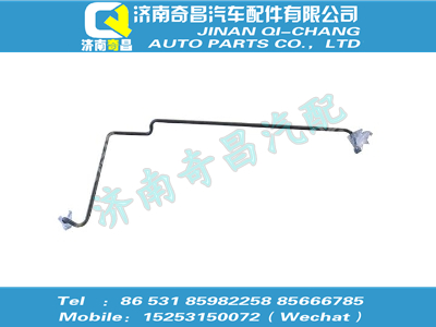 wg9425477125,汕德卡配件 汕德卡轉向器進油鋼管總成,濟南奇昌汽車配件有限公司