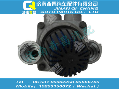 wg9000360530,汕德卡配件 汕德卡制動總閥（帶消音器）,濟(jì)南奇昌汽車配件有限公司
