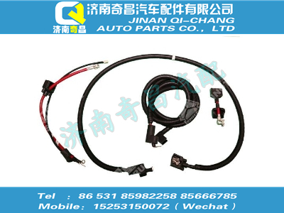 752-25427-6112,黃河配件 黃河起動機(jī)電線束（左置/機(jī)械式/3000),濟(jì)南奇昌汽車配件有限公司