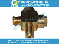 wg9000361405,A7配件 A7十字四通接頭體2-NG6/M10×1/L6,濟(jì)南奇昌汽車配件有限公司